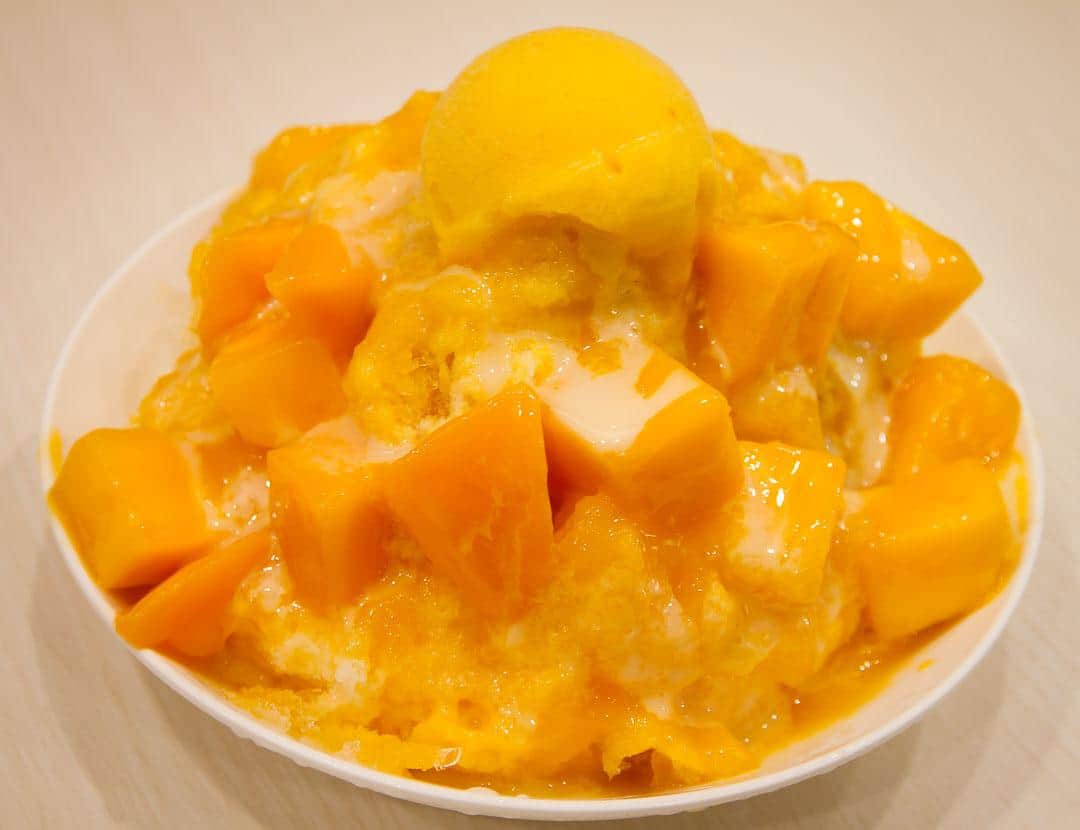 Mango Shaved Ice, Taiwanese Dessert
