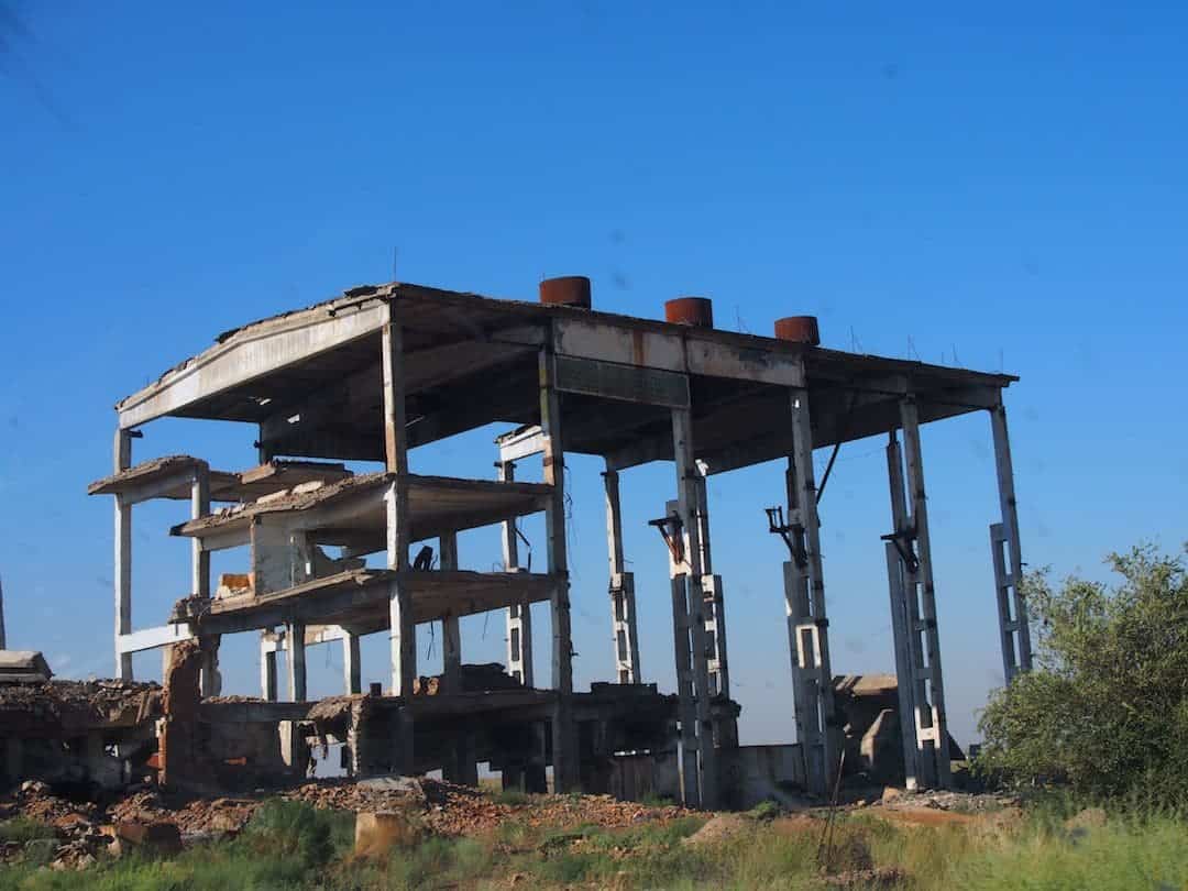 A Building In Aksuek, The Secret Town