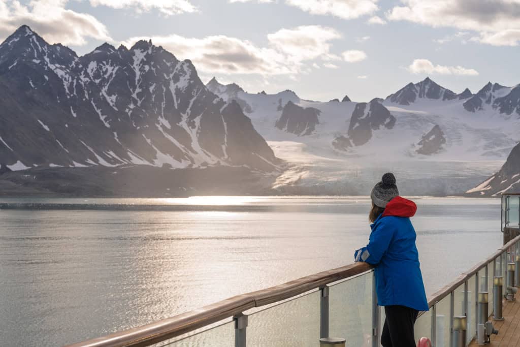 Alesha Enjoying The Views At Smeerenburg