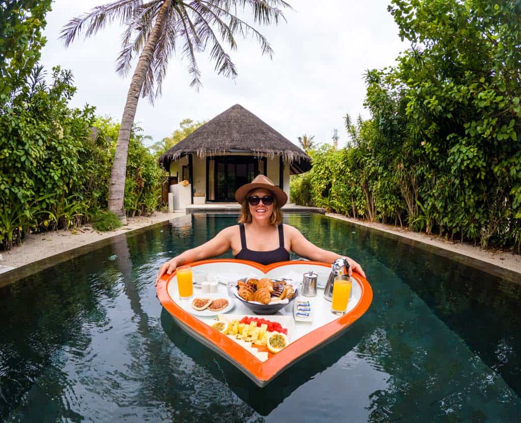 Floating Breakfast Maldives