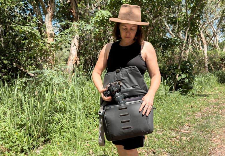 Alesha With Messenger Bag