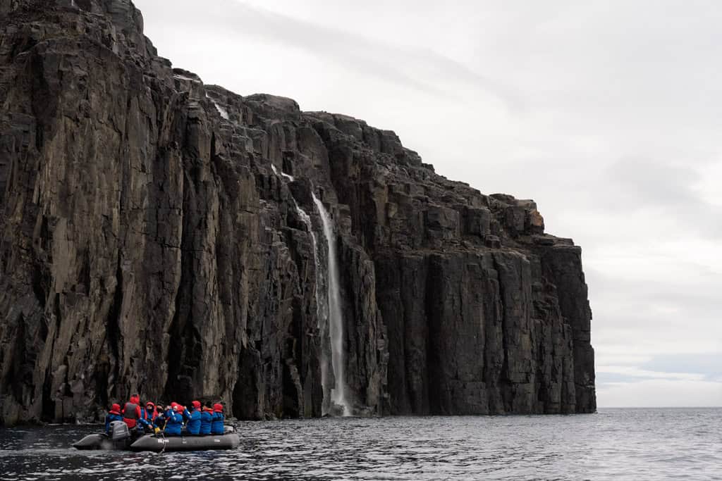 Alkefjellet Waterfall