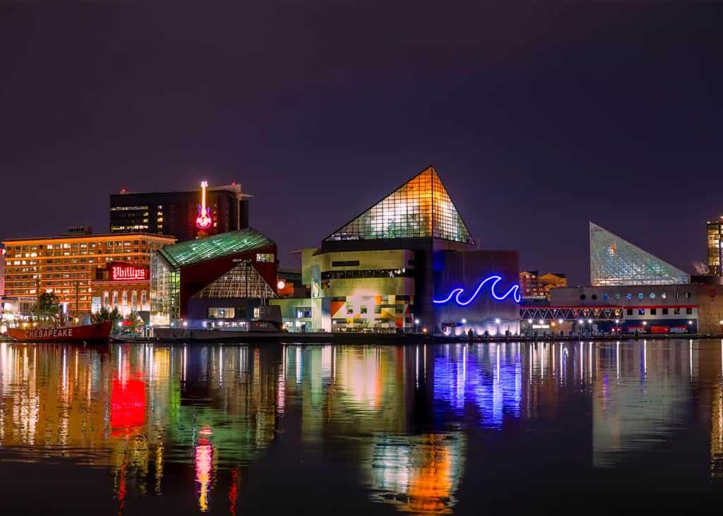 Aquarium And Inner Harbor Baltimore