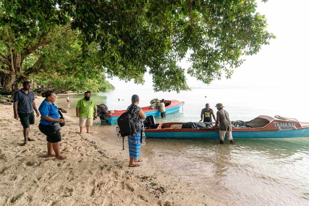 Boarding Boats In Santa Ana