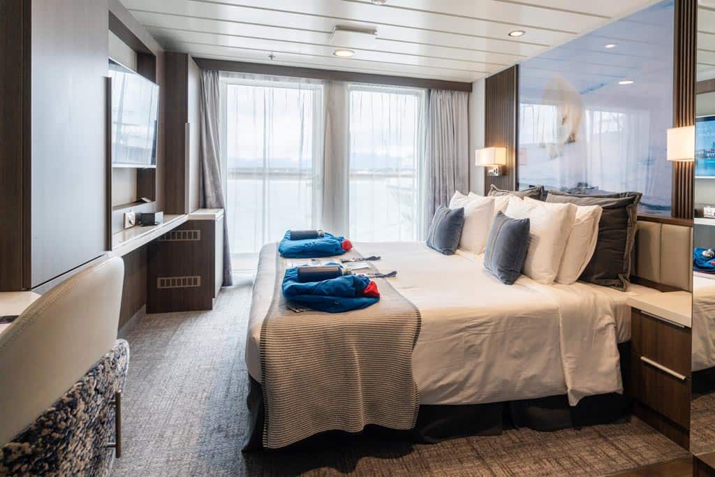 Aurora Expeditions Sylvia Earle Balcony Suite Category C