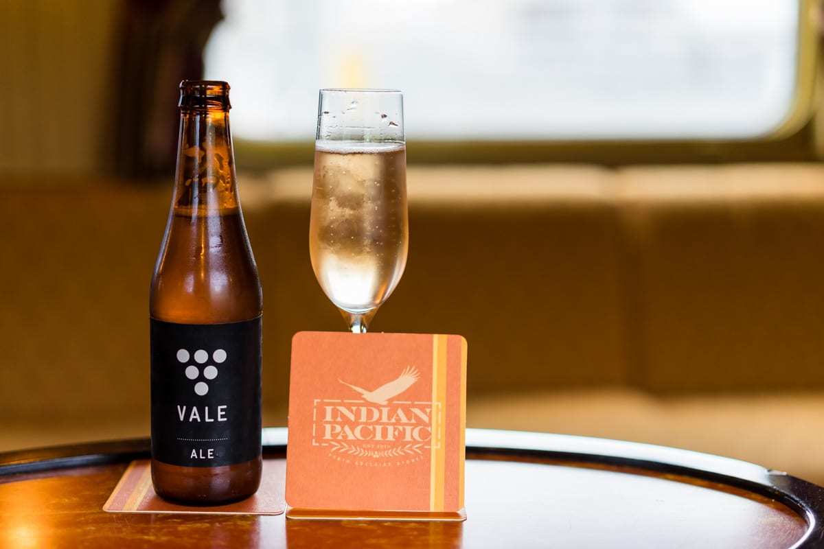 Beer Wine Indian Pacific Rail Journey