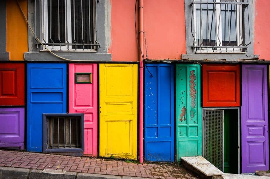 Colourful Doors Istanbul
