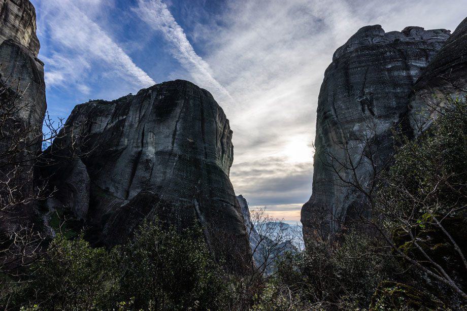 Cool Sky Great Saint Climb Via Ferrata Meteora Greece