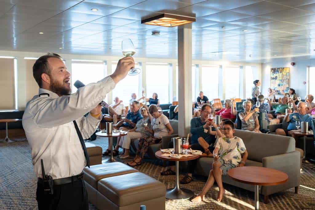 Wine Tasting On Board