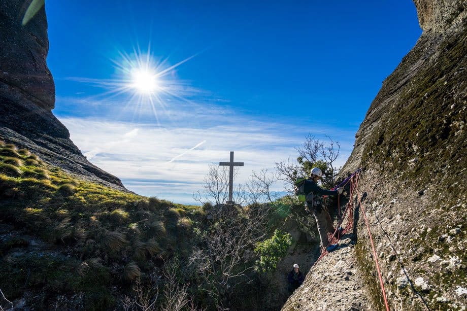 Kostas Cross Great Saint Climb Via Ferrata Meteora Greece