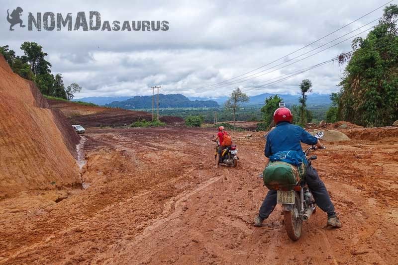 Highway Thakhek Loop Motorcycle Scooter Laos