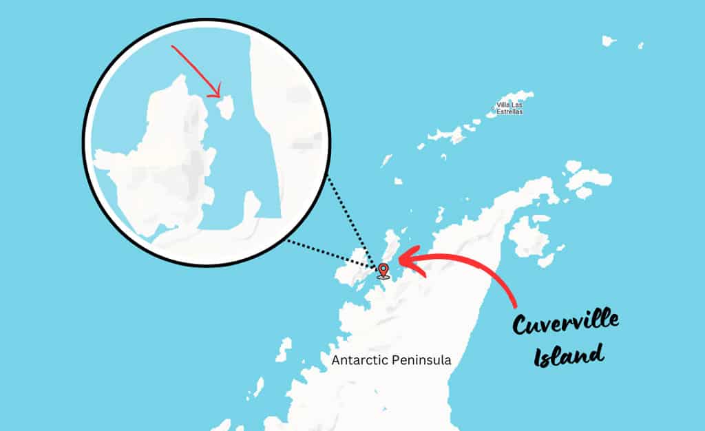 Map Of Where Cuverville Is Located