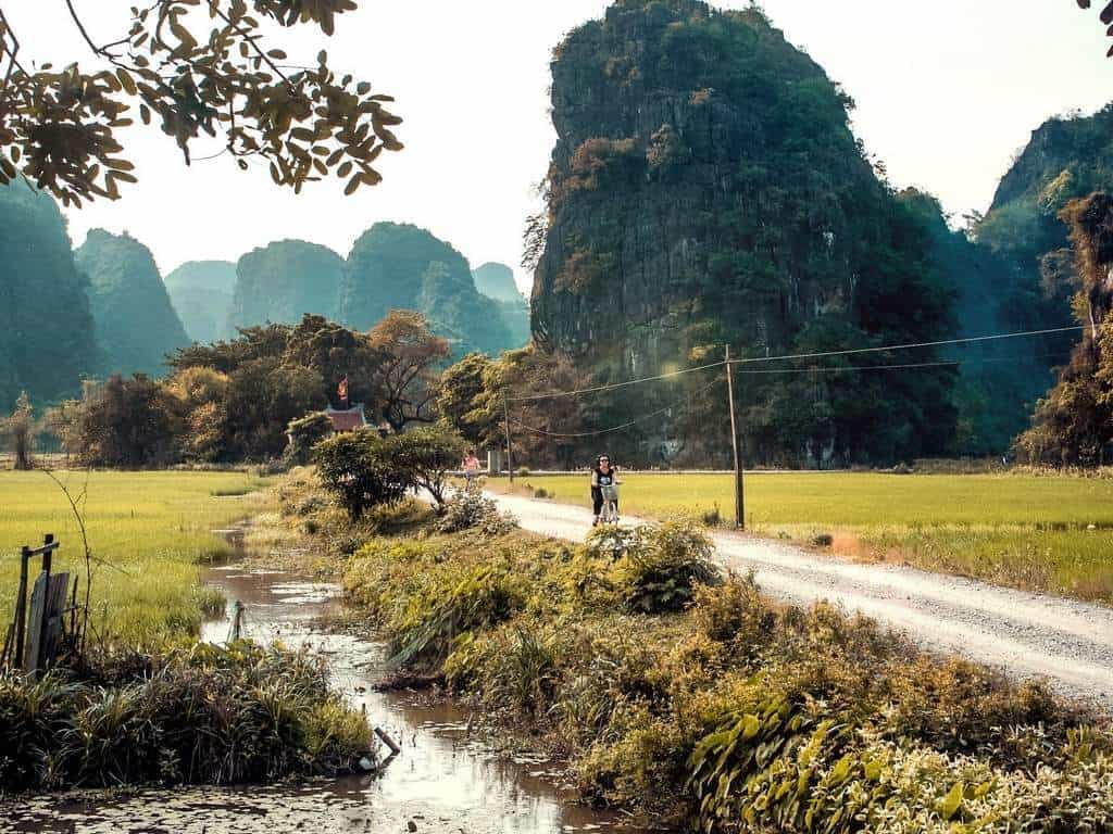 Cycling Through The Countryside Of Ninh Binh