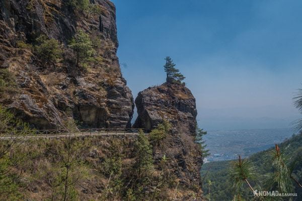 Rock Crack Hiking Mount Cangshan Dali Yunnan China