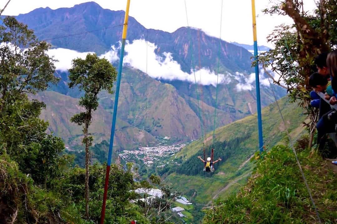 El Vuelo Del Condor Swing Banos Adventure Activities In Ecuador