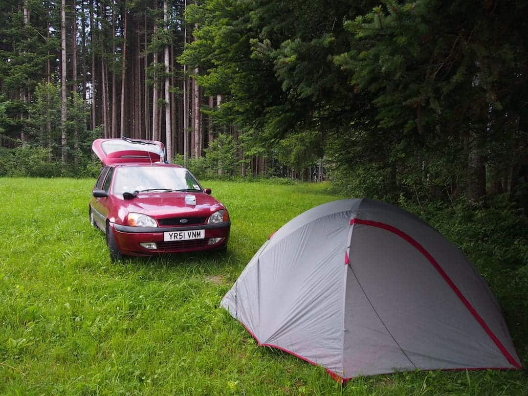 Camping In Switzerland - The Mongol Rally Diaries Week 1