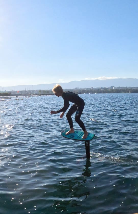 Foil Boarding On Geneva Lake