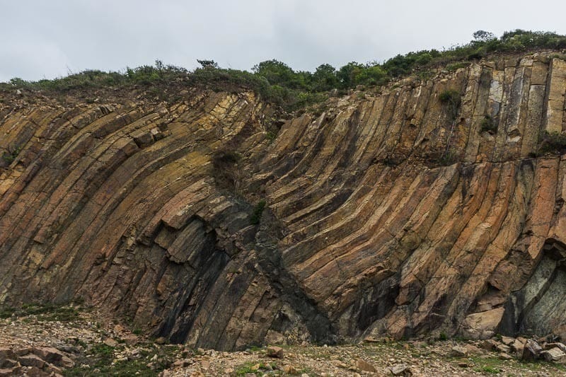 Volcanic Hexagonal Columns Nature Hiking Beaches Free Camping In Hong Kong