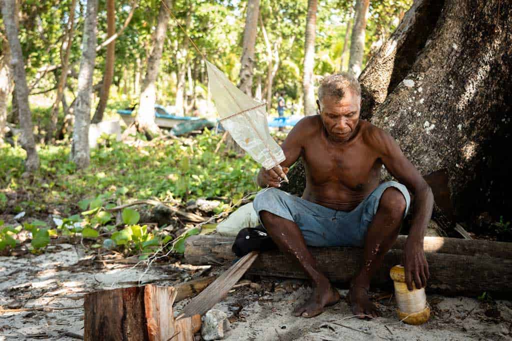 Kite Fishing Solomon Islands