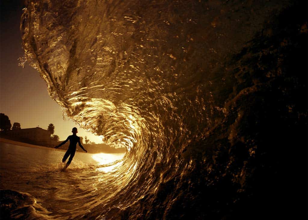 Gopro Surfing Barrel Photo