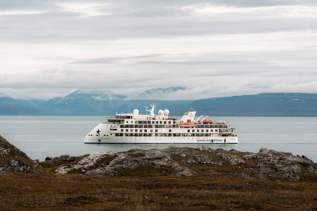 Greg Mortimer At Alkhornet Svalbard