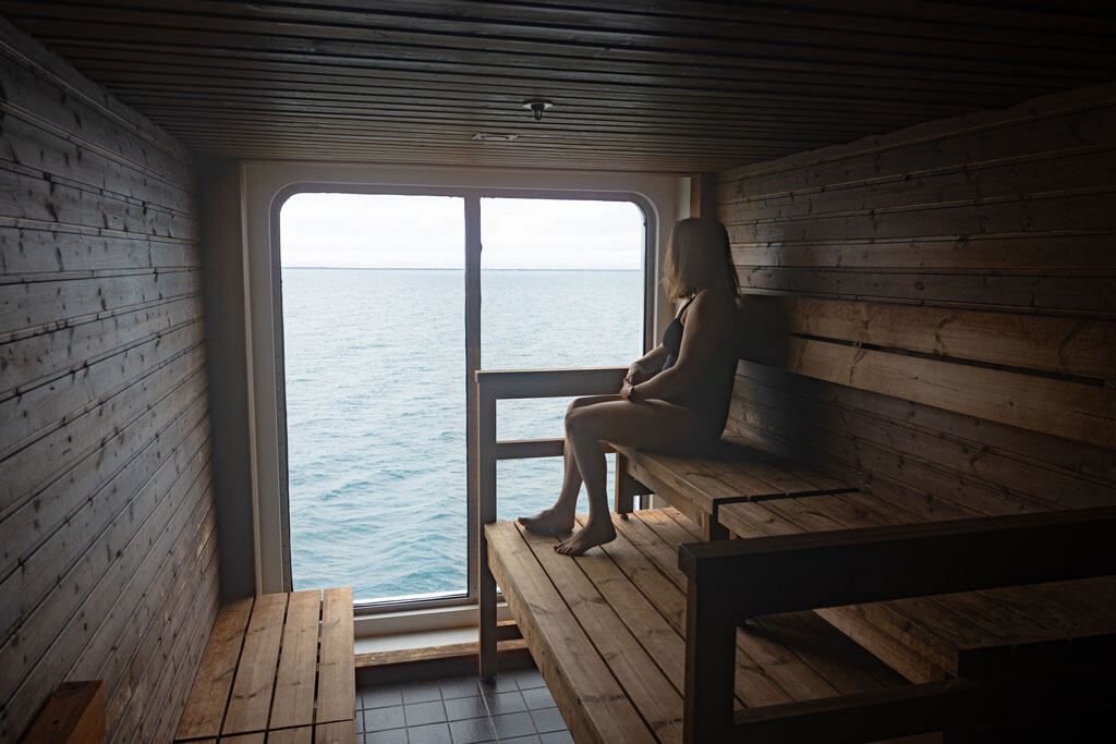 Sauna Greg Mortimer
