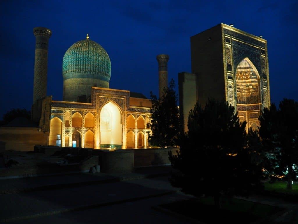 Gur-E-Amir Is Spectacular At Night