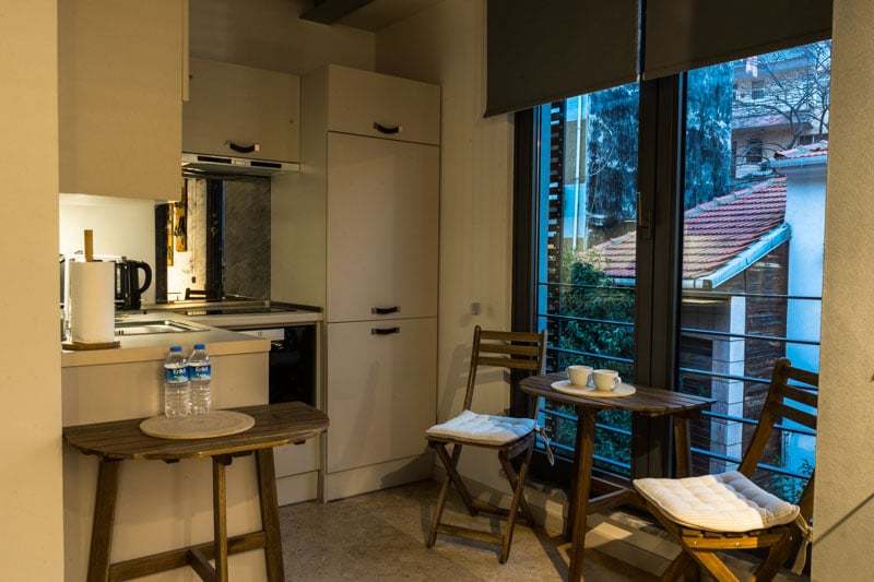 Kitchen Hammamhane Apart Hotel Accommodation For Digital Nomads In Istanbul Turkey