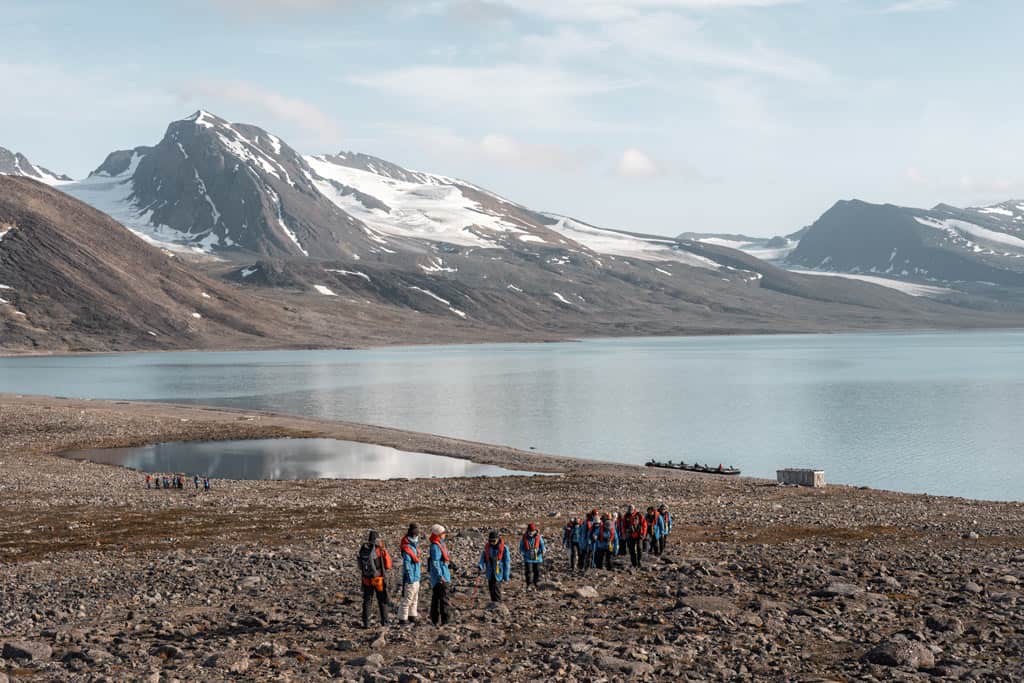 Hiking Alicehamna Svalbard