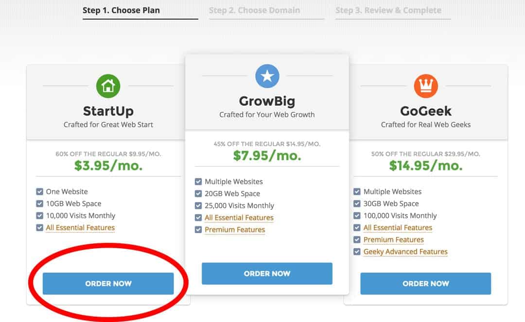 How To Start A Travel Blog Siteground Step 2