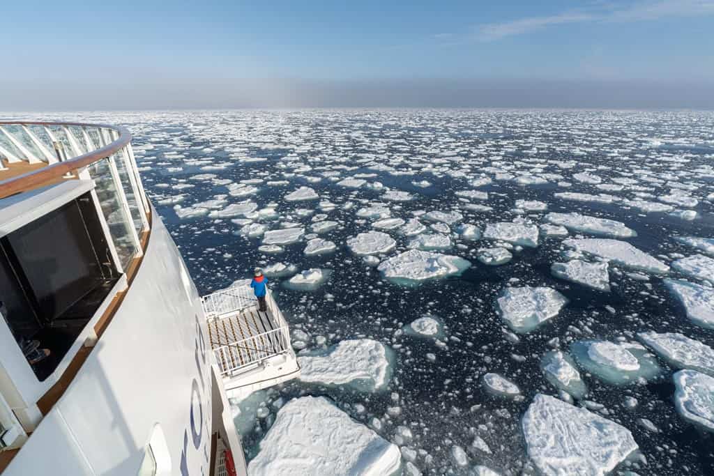 Greg Mortimer Ship Review Hydraulic Drop Down Wing Platforms