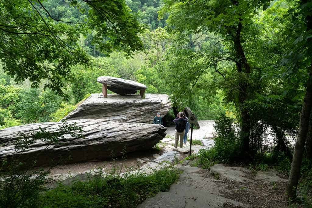 People Near Jefferson Rock Harpers Ferry