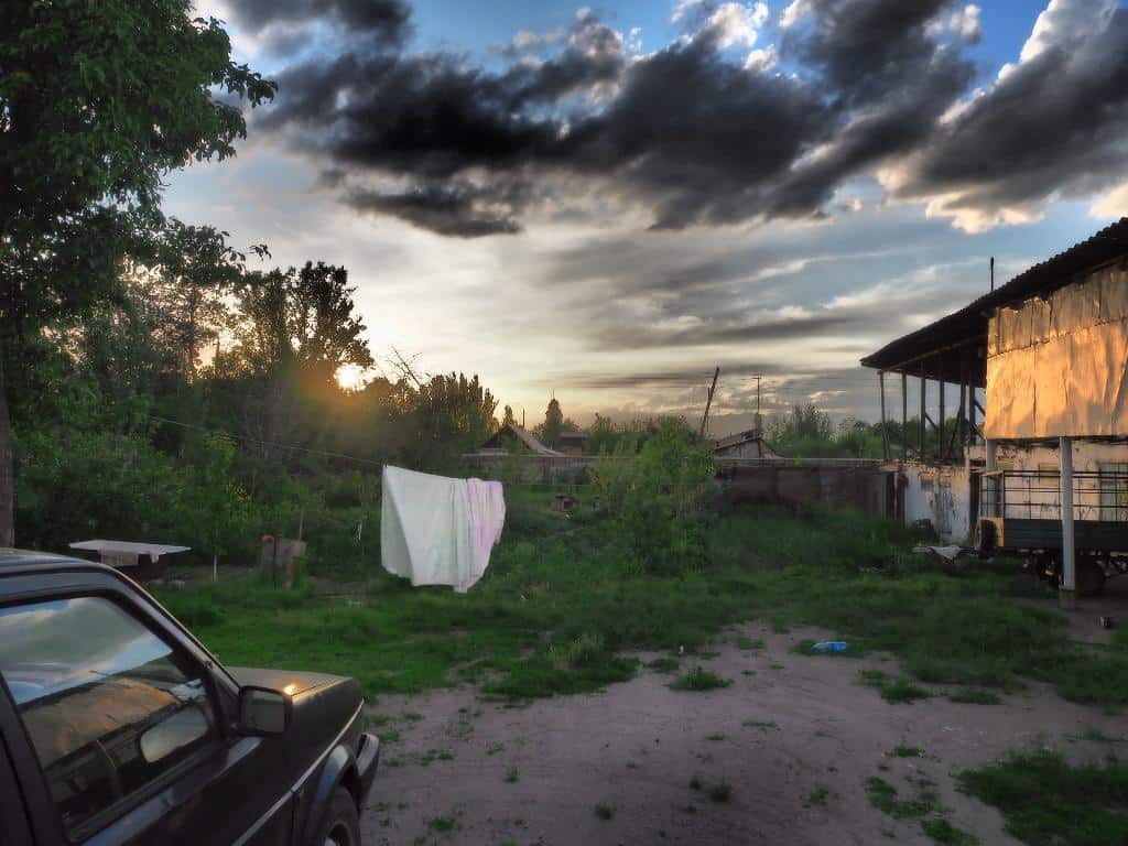 Sunset In Karakol