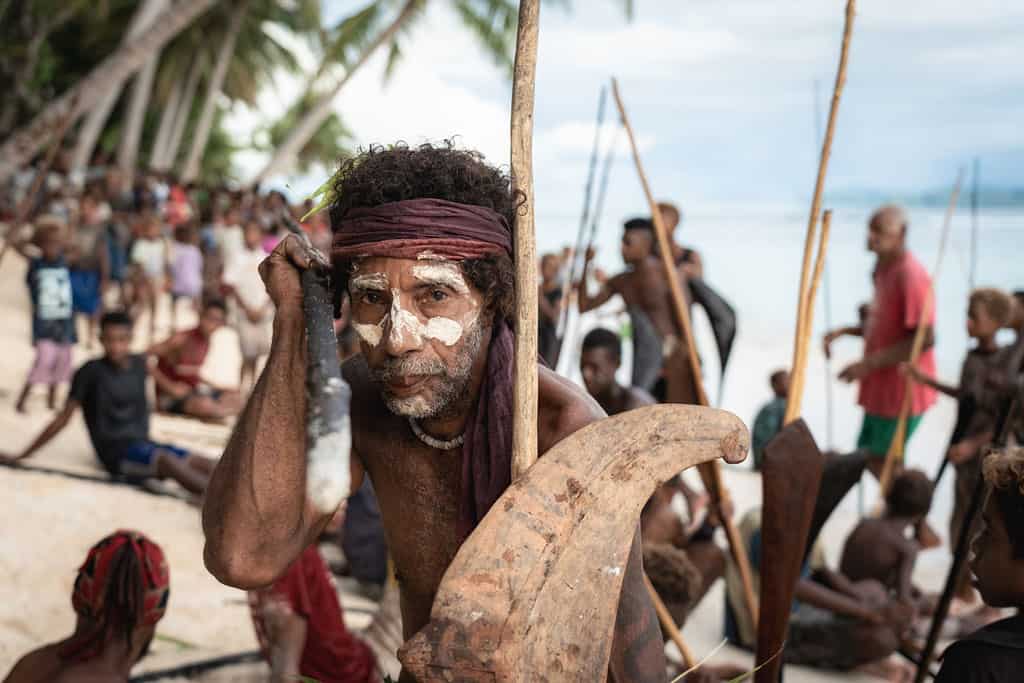 A Warrior Stares Down The Lens.