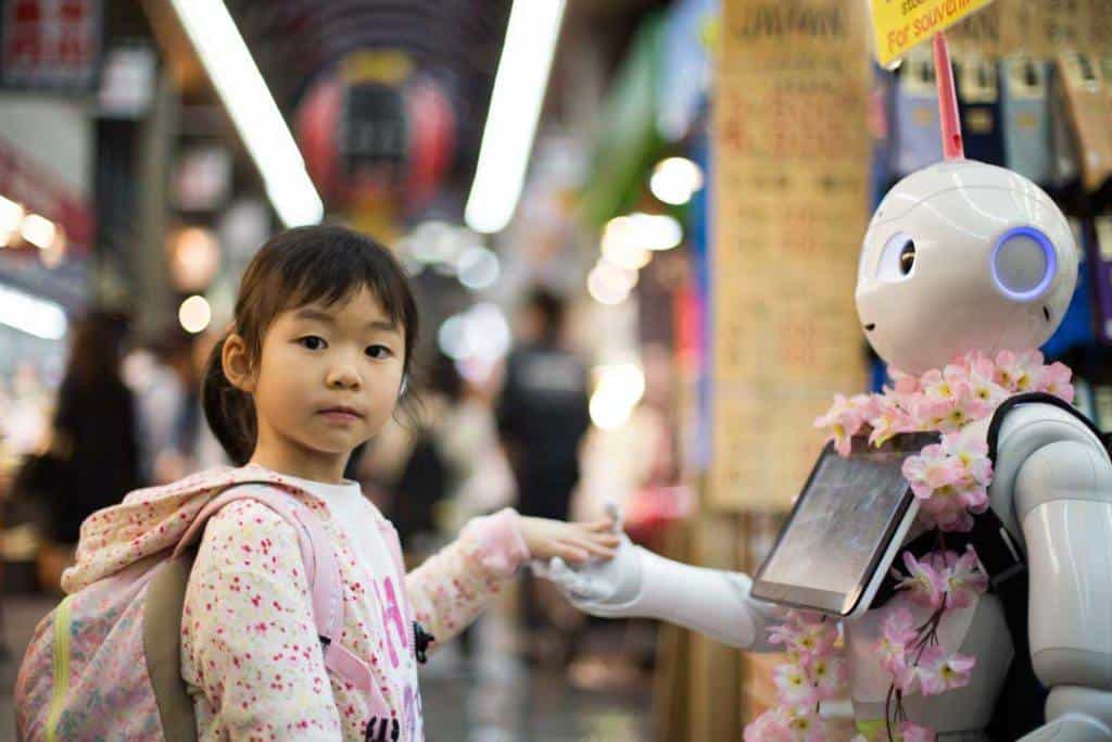 Osaka, Japan, Girl At The Market, Kuromon Ichiba