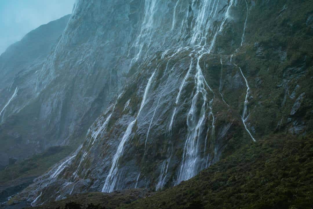 Waterfalls Milford Sound