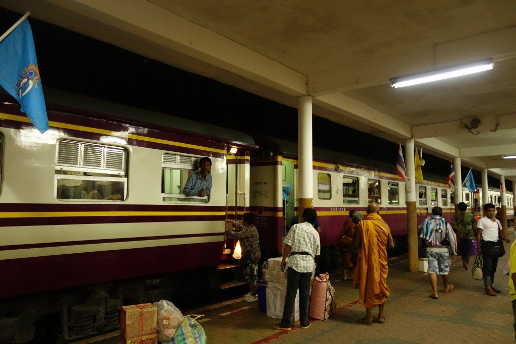 Waiting For Our Train To Depart In Chumphon. Chumphon To Bangkok
