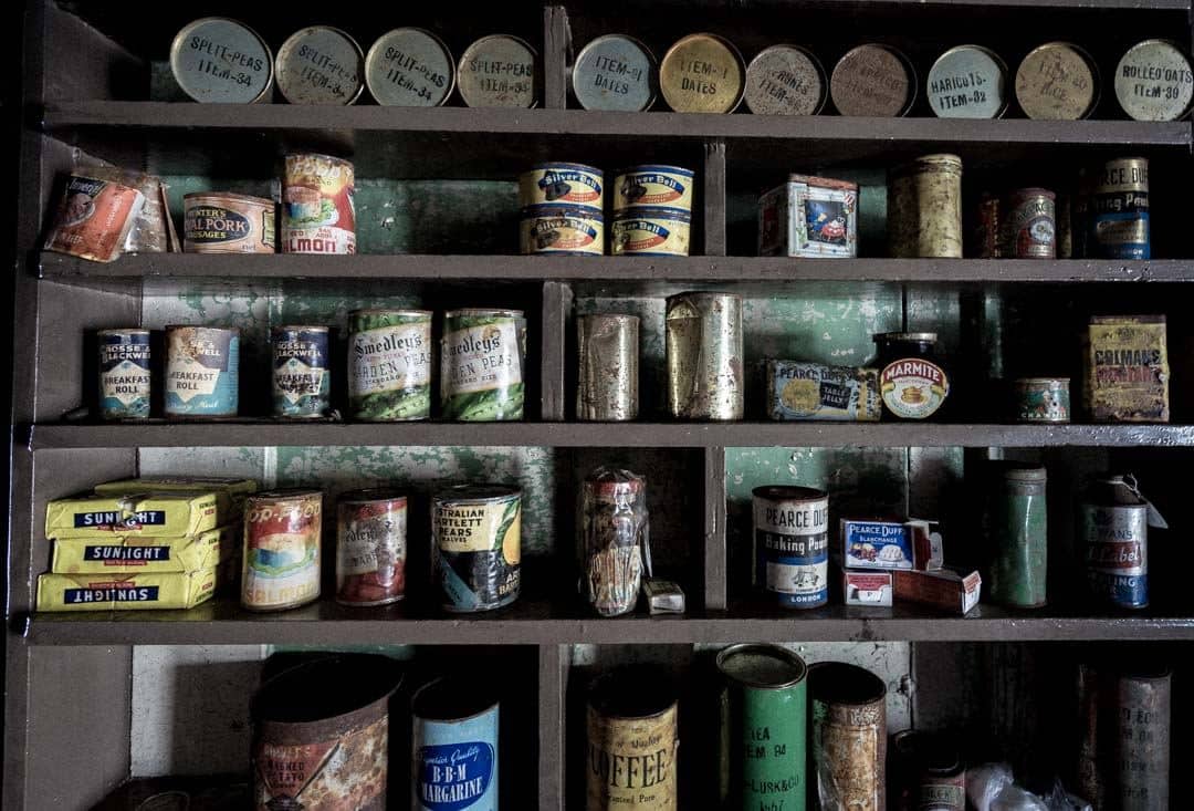 Canned Goods Wordie House Antarctica
