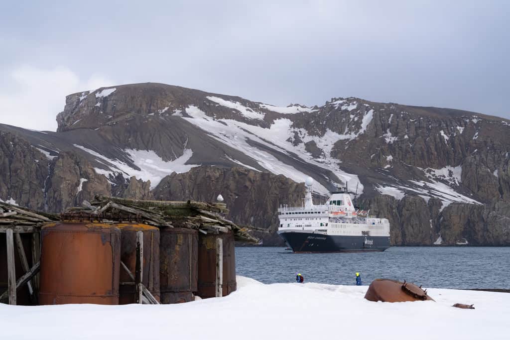 Oil Tanks At Deception Island