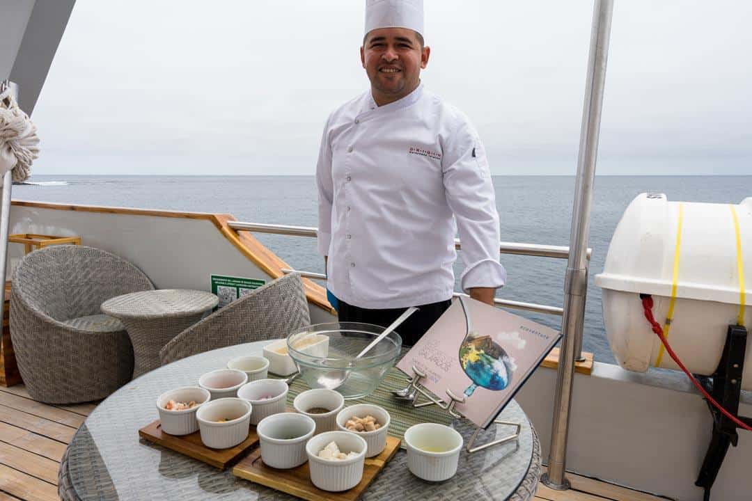 Ceviche Ecoventura Itinerary A Review Origin Galapagos Islands