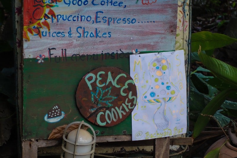 Peace Cookies And Happy Shakes. Ton Sai Bay Beach