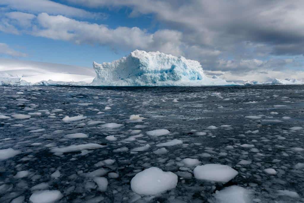 Icy Conditions In Antarctica