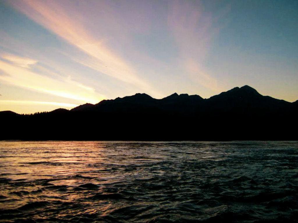Views While Rafting Athabasca River