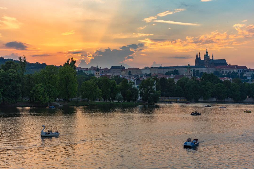 Vltava Sunset What To Do In Prague
