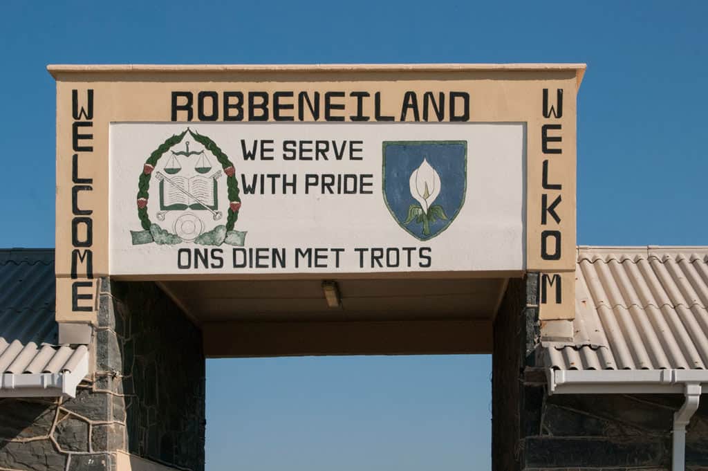 Robben Island Sign