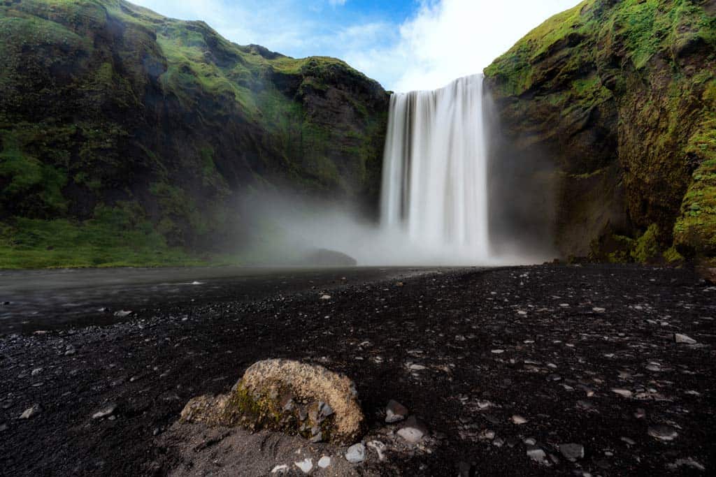 Waterfall In Iceland