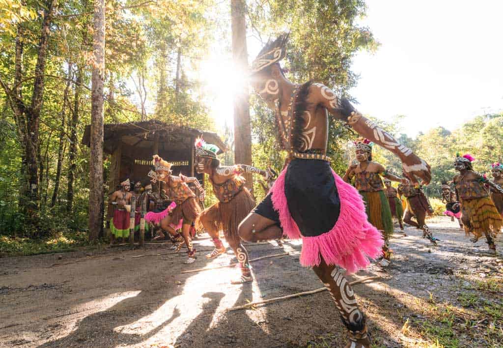 Greeting Dance By Some Young Woman And Me.