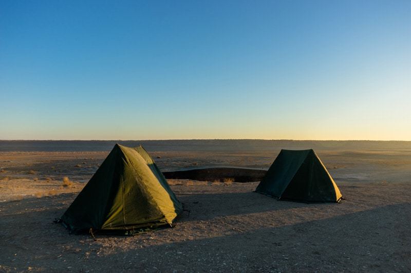 Tents Darvaza Gas Crater Camping At The Door To Hell Turkmenistan