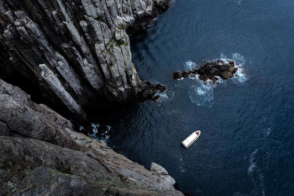 Boat At Bottom Of Totem Pole