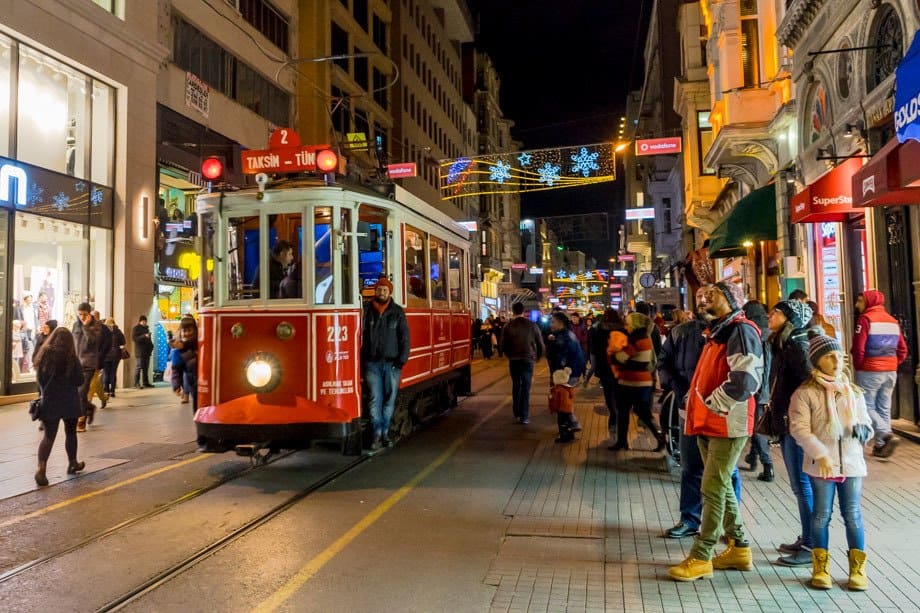 Tram Istiklal Street Istanbul